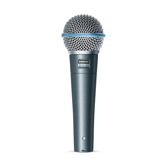 Shure BETA 58A Vocal Microphone - Single Element Supercardioid Dynamic Mic for Stage and Studio with Stand Adapter, Thread Adapter & Storage Bag