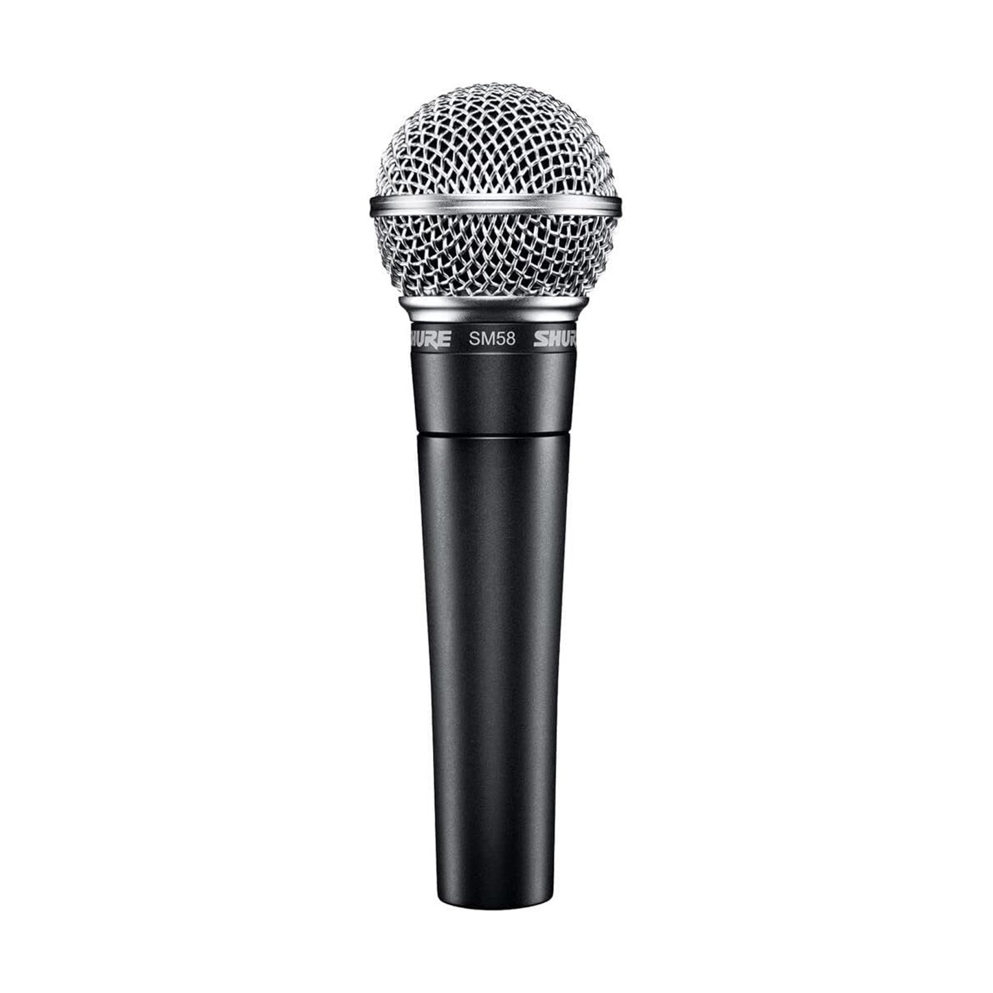 Shure SM58 Professional XLR Dynamic Vocal Microphone – Cardioid Mic for Live Performance, Studio Recording, Podcasting & Broadcasting, Black & Silver