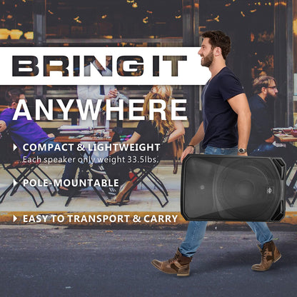 PM-15 | 1200W 2-Way Full Range Speaker