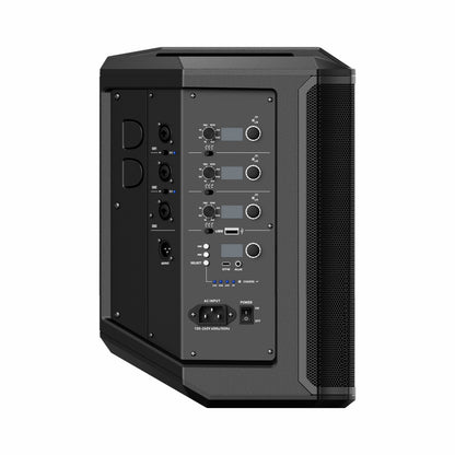 LOTAWAY Y1X-120 MAX 380W Battery Powered Portable PA System - 8" Bluetooth Active Speaker for Outdoor Events, Parties, Gigs with Shoulder Strap Bag