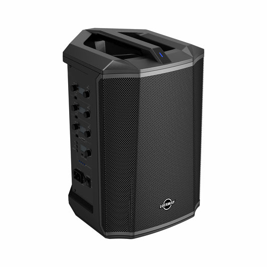 LOTAWAY Y1X-120 MAX 380W Battery Powered Portable PA System - 8" Bluetooth Active Speaker for Outdoor Events, Parties, Gigs with Shoulder Strap Bag