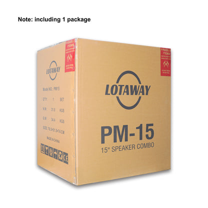 PM-15 | 1200W 2-Way Full Range Speaker