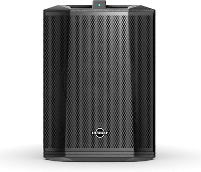 LOTAWAY Y1X-120 240W Battery Powered Portable PA System - 6.5" Bluetooth Active Speaker for Outdoor Events, Parties, Gigs with Shoulder Strap Bag