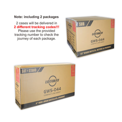 GWS-044 | 3600W Line Array Speaker System