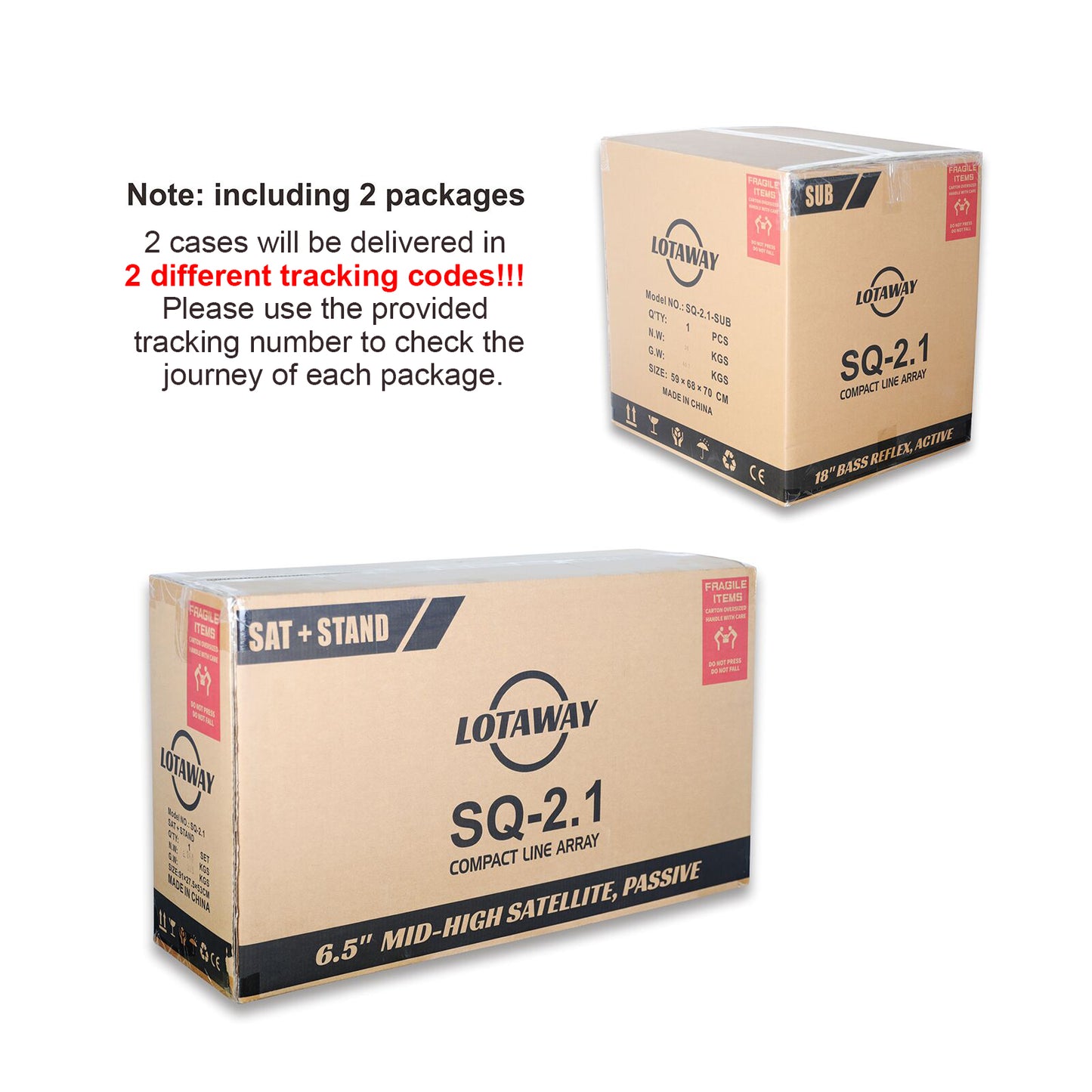 SQ-2.1 | 4000W Line Array Speaker System